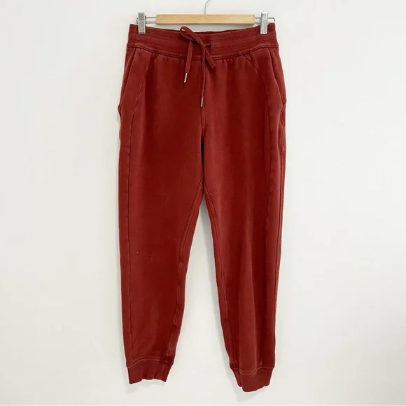 Lululemon athletica scuba high rise joggers maroon - Picture 2 of 12